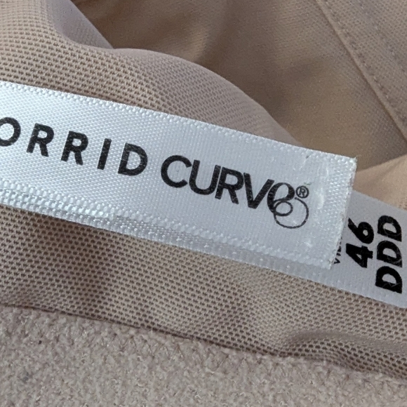 Torrid, Xo Plunge Bra, Rose Dust,Size 46ddd - Picture 4 of 5